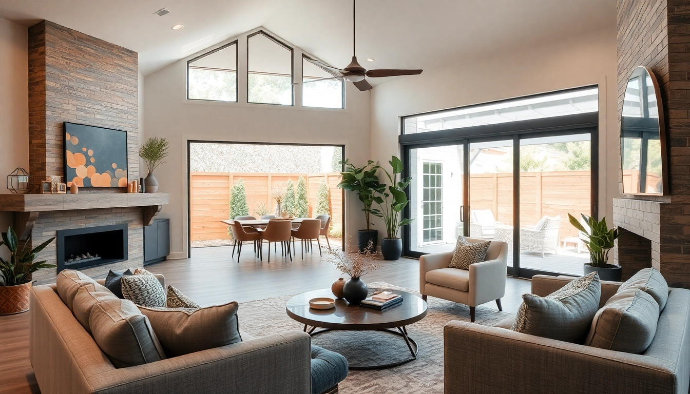 Austin residential remodeling contractor showcasing a beautifully renovated home interior with modern decor.