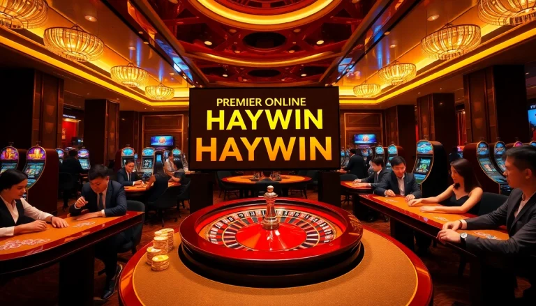 Experience the excitement at NHÀ CÁI HAYWIN with thrilling casino games and vibrant atmosphere.
