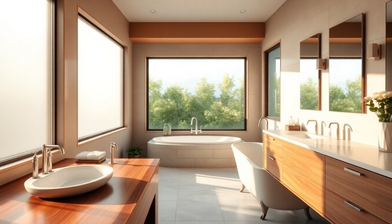 Revamp your bathroom renovation vancouver with modern design and natural lighting.
