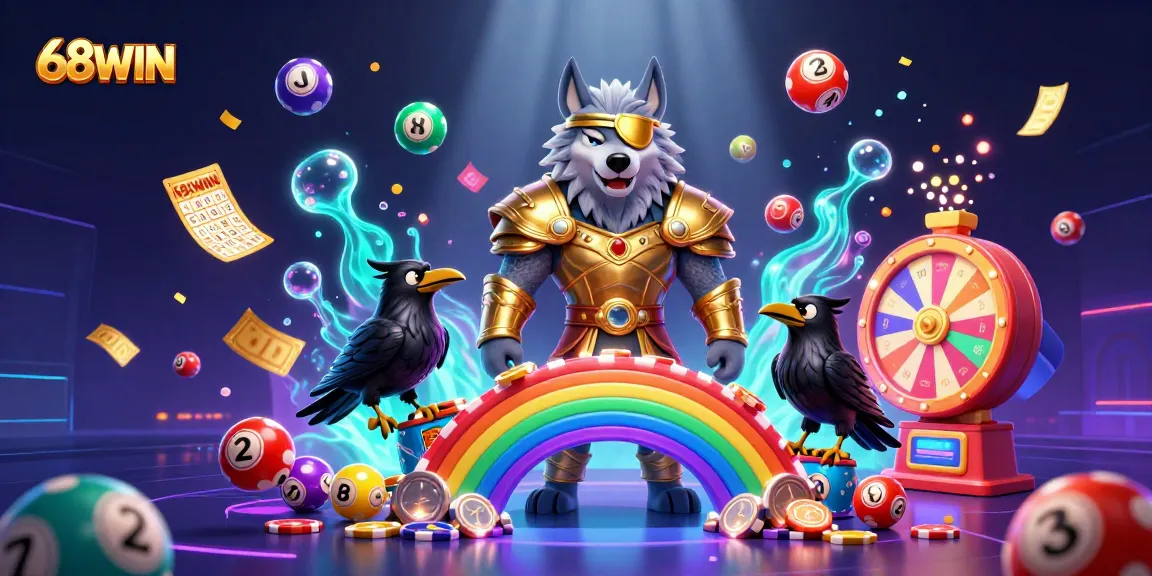 Engage with the thrilling world of 68WIN, where luminous lottery games and epic prizes await!